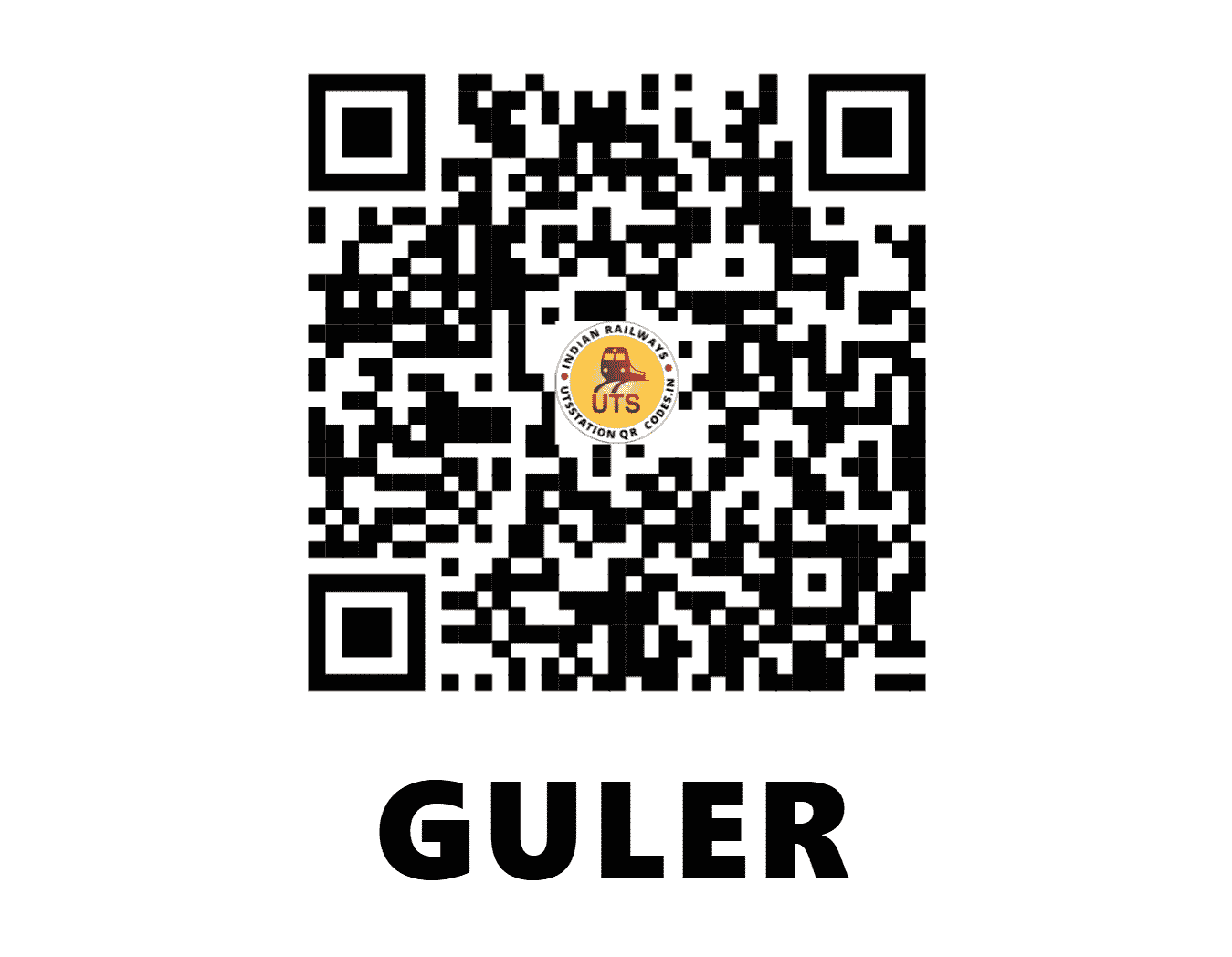 UTS QR Code for GULER - GULR (NR - HIMACHAL PRADESH)